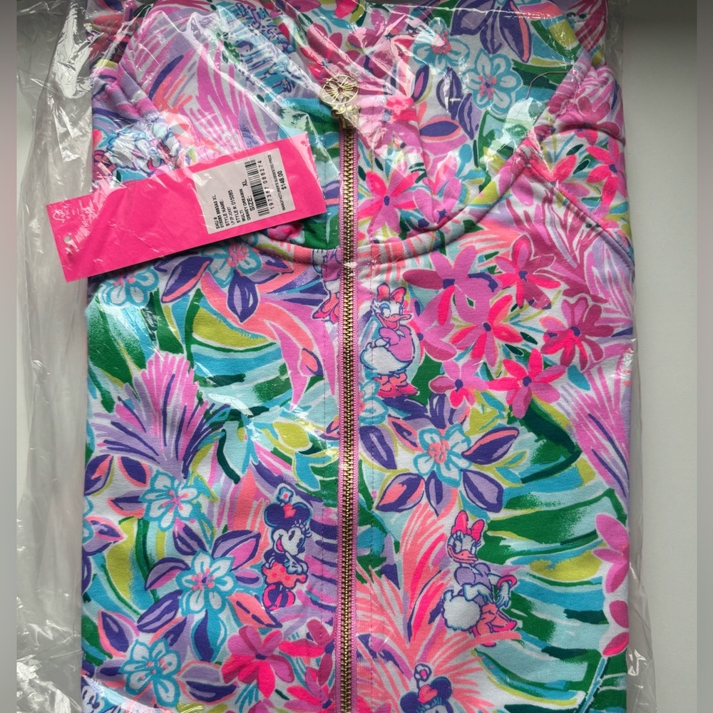 New Lilly Pulitzer Disney Dreamin Skipper Popover Minnie Mouse Daisy Duck XL